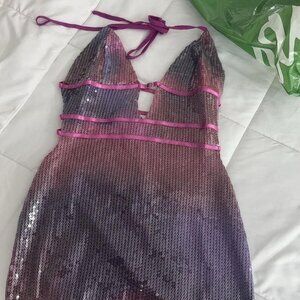 Fashion Nova Women's multi Dress